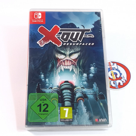 X-out Resurfaced Limited Edition Switch Euro Physical Game in English New Arcade
