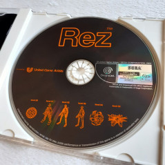 Rez Sega Dreamcast Japan Ver. Wth Spine&Reg.Card UGA 2001