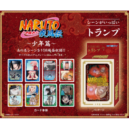 Naruto Shippuden Scene Ga Ippai Playing Cards Boys Story Ensky JPN Official NEW