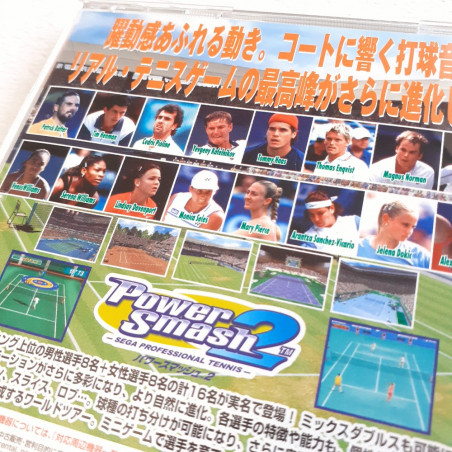 Power Smash 2 Sega Dreamcast Japan Ver. TBE Wth Spine&Reg.Card Virtua Tennis 2001