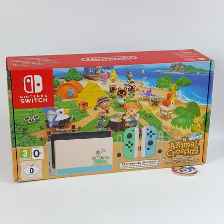 CONSOLE SWITCH ANIMAL CROSSING NEW HORIZONS LIMITED EDITION (BRAND NEW/NEUVE)