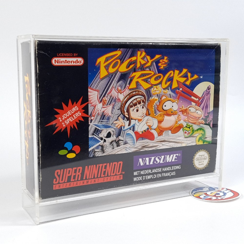 Pocky & Rocky Super Nintendo Snes PAL-FAH (Complet/Good Condition) Kiki Kaikai Pocky & Rocky Super Nintendo Snes PAL-FAH (Complet/Good Condition) Kiki Kaikai