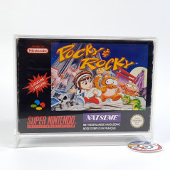 Pocky & Rocky Super Nintendo Snes PAL-FAH (Complet/Good Condition) Kiki Kaikai