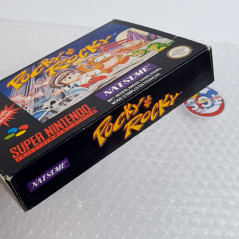 Pocky & Rocky Super Nintendo Snes PAL-FAH (Complet/Good Condition) Kiki Kaikai