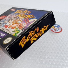 Pocky & Rocky Super Nintendo Snes PAL-FAH (Complet/Good Condition) Kiki Kaikai