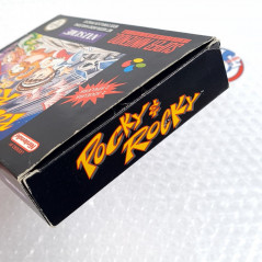 Pocky & Rocky Super Nintendo Snes PAL-FAH (Complet/Good Condition) Kiki Kaikai