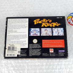 Pocky & Rocky Super Nintendo Snes PAL-FAH (Complet/Good Condition) Kiki Kaikai
