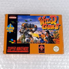 WILD GUNS Super Nintendo Snes PAL (Complet/Good Condition)