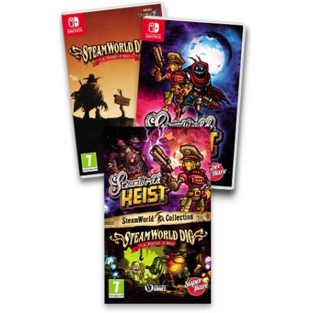 SteamWorld Collection [Dig 1,2 and Heist] Switch Super Rare Games New SRG34/35 (Multi-Languages/Action)