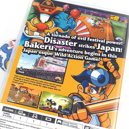 BAKERU Nintendo Switch US Ed. New (Multi-Languages/Action/Goemon)