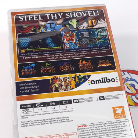Shovel Knight: Treasure Trove Nintendo Switch  US Ed. New (Multi-Languages/Action)