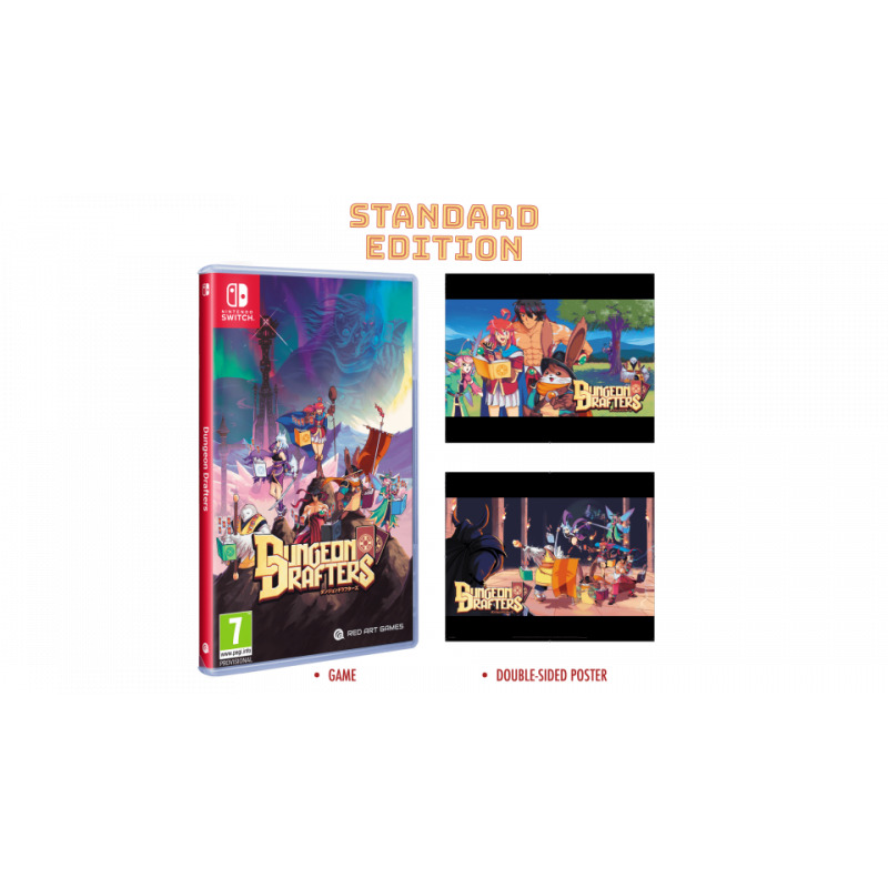 Dungeon Drafters Switch Red Art Games (Multi-Languages/Roguelike) Preorder/Précommande