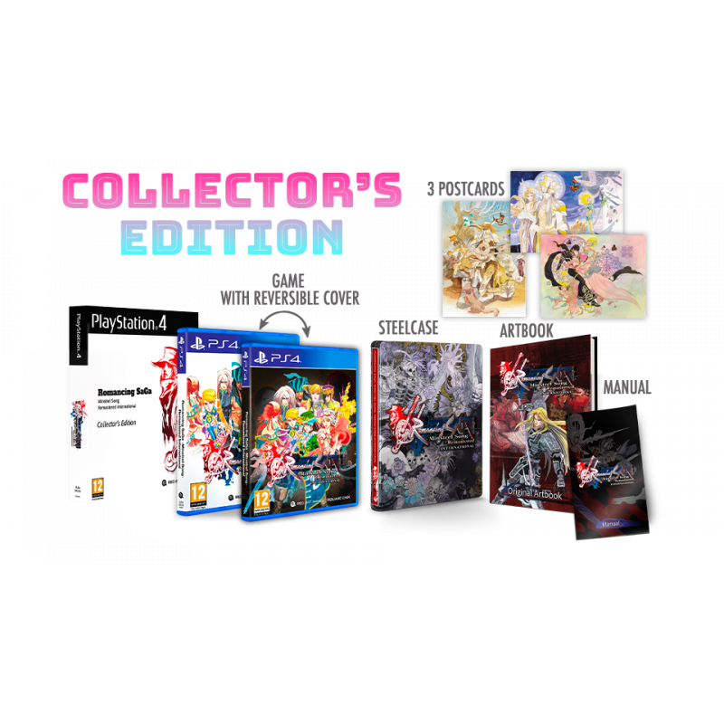 Romancing SaGa -Minstrel Song- Remastered Collector's Edition PS4 Red Art Games (Multi-Language/RPG) Preorder/Précommande