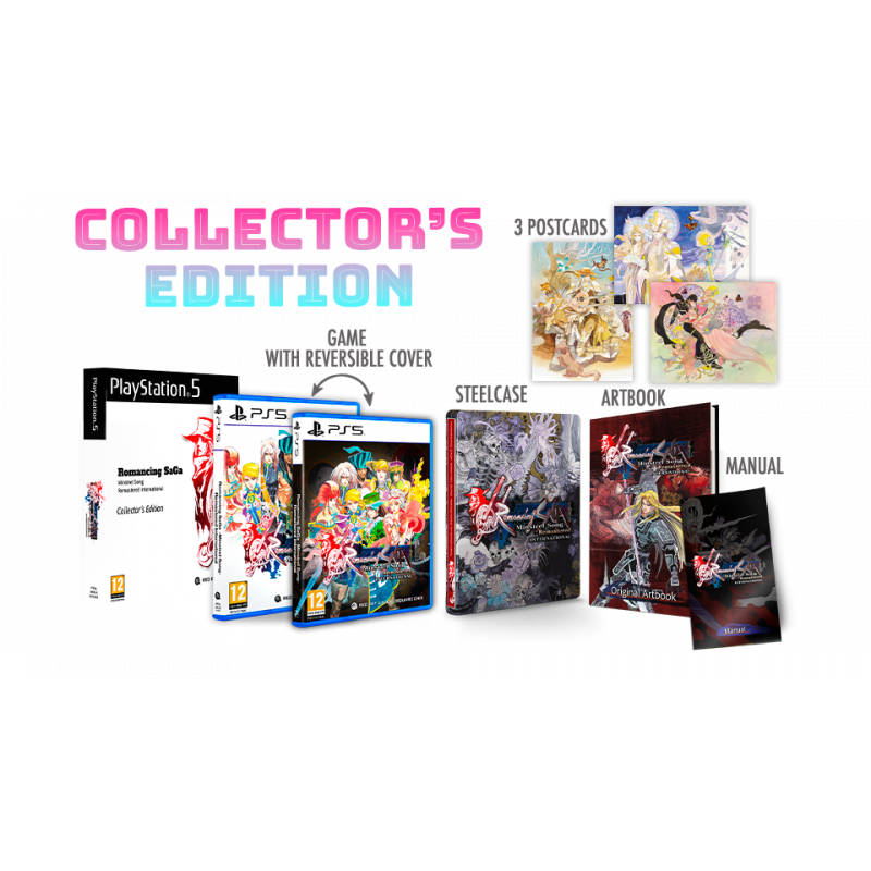 Romancing SaGa -Minstrel Song- Remastered Collector's Edition PS5 Red Art Games (Multi-Language/RPG) Preorder/Précommande