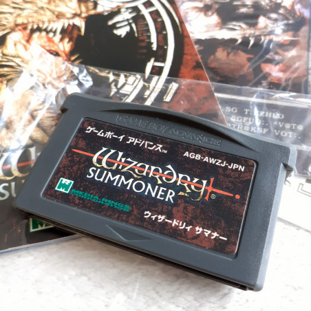 ウィザードリィ サマナー Game Boy Advance GBA Japan Ver. 3D Dungeon RPG Nintendo (DV-LN1)