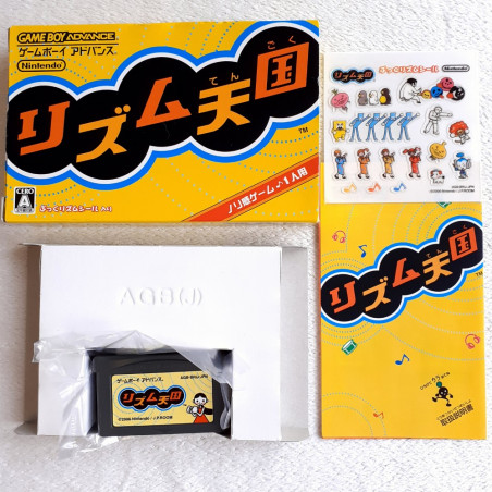 Rythm Tengoku Wth Stickers Game Boy Advance GBA Japan Ver. Paradise Nintendo 2006 (DV-LN1)
