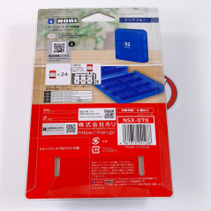 Card Case 24 for Nintendo Switch 1 & 2 (Clear Blue) Japan New (Hori Official)