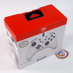 Controller HORIPAD Turbo for Nintendo Switch 1 & 2 & PC (White) Japan New