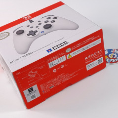 Controller HORIPAD Turbo for Nintendo Switch 1 & 2 & PC (White) Japan New