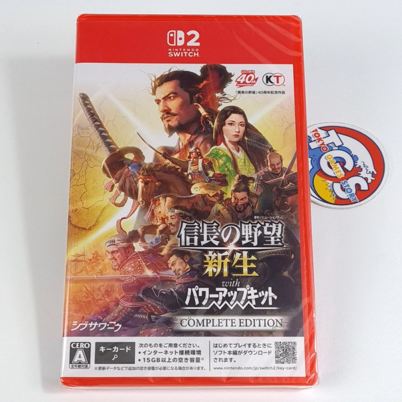 Nobunaga’s Ambition: Rebirth with Power-Up Kit Complete Ed. Switch 2 (KEY CARD) Japan New Nobunaga’s Ambition: Rebirth with Power-Up Kit Complete Ed. Switch 2 (KEY CARD) Japan New