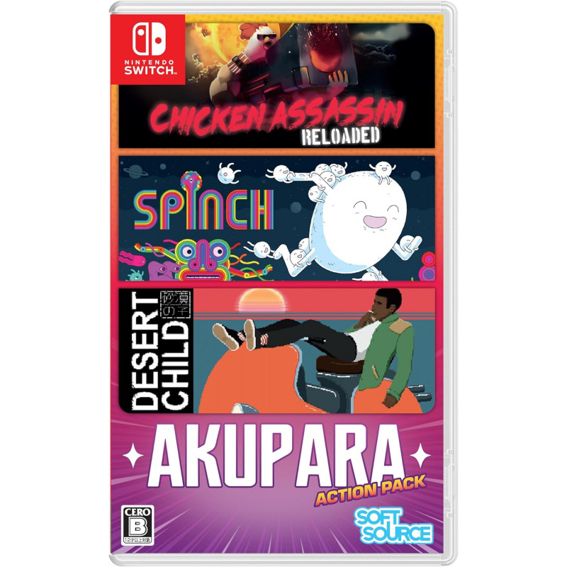 Akupara Action Pack Switch Japan (Multi-Language/Action) Preorder/Précommande