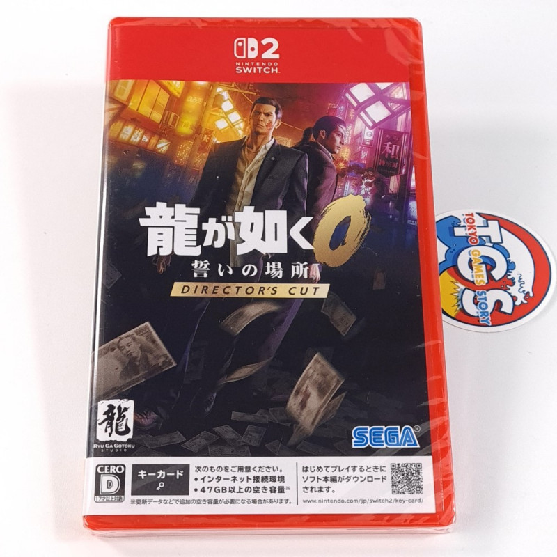 Yakuza Ryu Ga Gotoku 0: Director's Cut Switch 2 Japan (KEY CARD) [Multi-Language] New