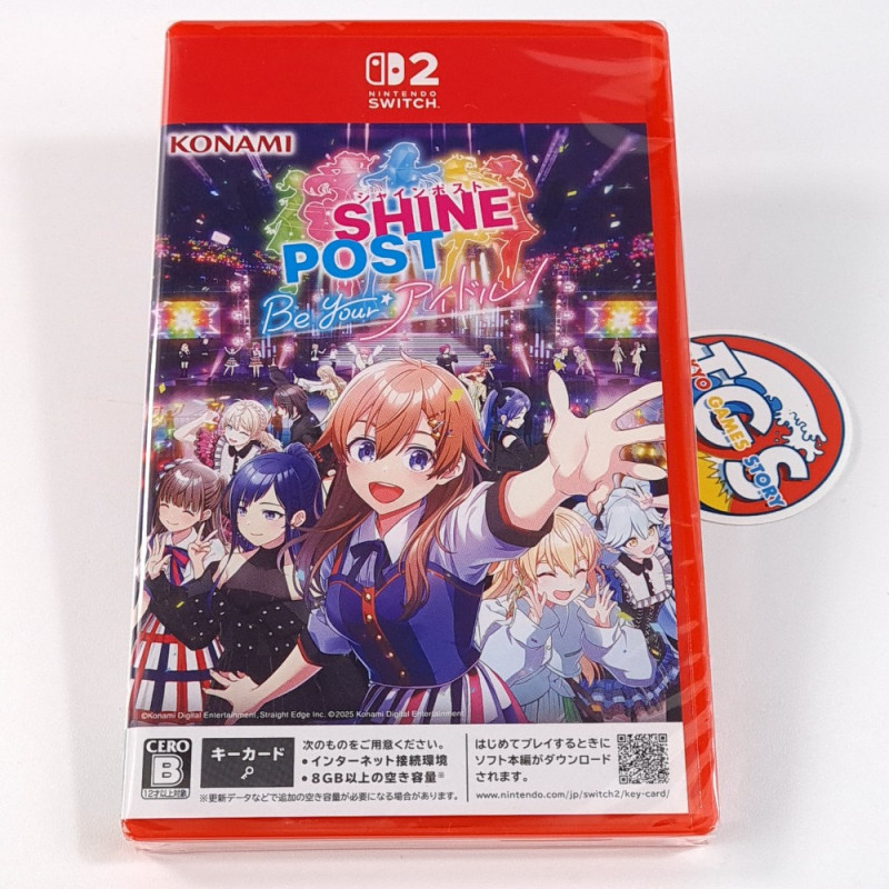 Shine Post: Be Your Idol Nintendo Switch 2 Japan New (KEY CARD) [Simulation/Konami]