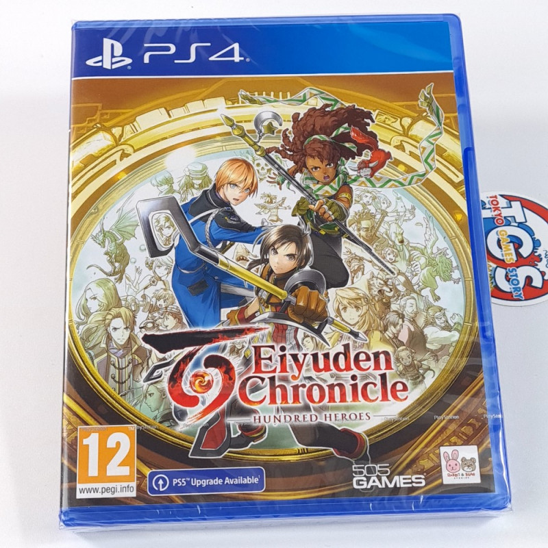 Eiyuden Chronicle Hundred Heroes PS4 NEW [EURO EDITION RARE!!] (Multi-Language/RPG) Suikoden/Murayama