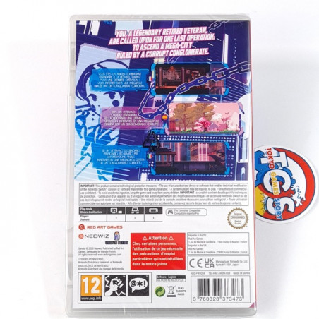 SANABI Nintendo Switch Red Art Games New (Multi-Languages/Plateforme)