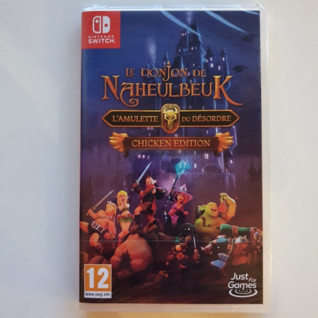 Le Donjon De Naheulbeuk L Amulette Du Désordre Chicken Edition SWITCH FR VER.NEW Just For Games JEU DE PLATEAU RPG Nintendo