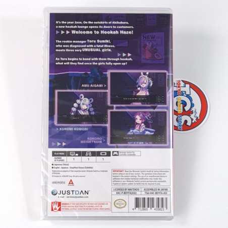 Hookah Haze Nintendo Switch Asia New (Multi-Language/Visual Novel)