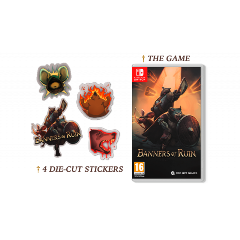 Banners of Ruin Switch Red Art Games (Multi-Language/Turn-based) Preorder/Précommande