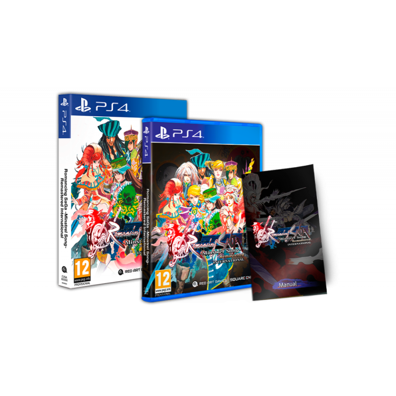 Romancing SaGa -Minstrel Song- Remastered International PS4 Red Art Games (Multi-Language/RPG) Preorder/Précommande