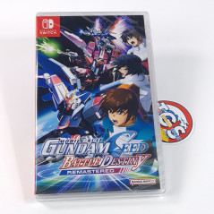 Mobile Suit Gundam SEED Battle Destiny Remastered Switch [Cover&Game in ENGLISH] New