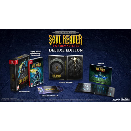 Legacy of Kain Soul Reaver 1&2 Remastered Deluxe Edition Switch New [Multi-Language/Action Adventure Dark Fantasy]