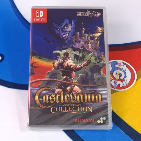 Akumajou Dracula Castlevania Anniversary Collection Switch [Cover&Game n ENGLISH/SuperDeluxe] New