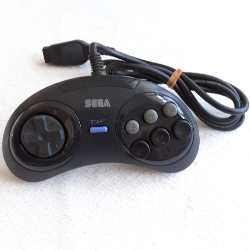 Controller Pad Manette 6B Officielle Sega Megadrive Japan Ver. Region Free Mega Drive 6 Boutons SJ-6000 No Box