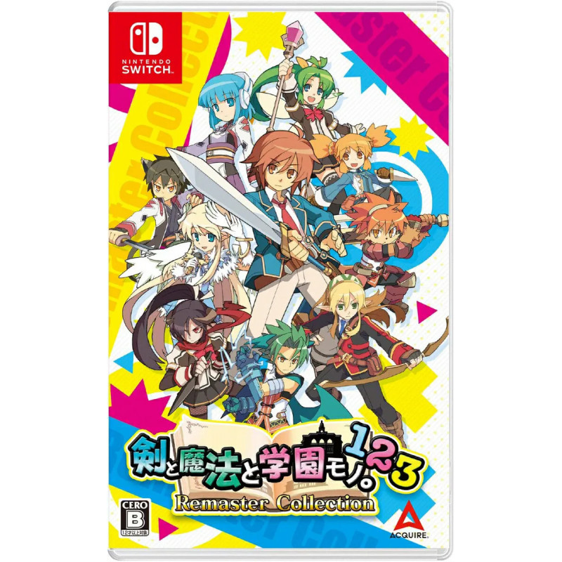 Class of Heroes 1 2 3 Remaster Collection Switch Japan [Multi-Language/RPG] Preorder/Précommande