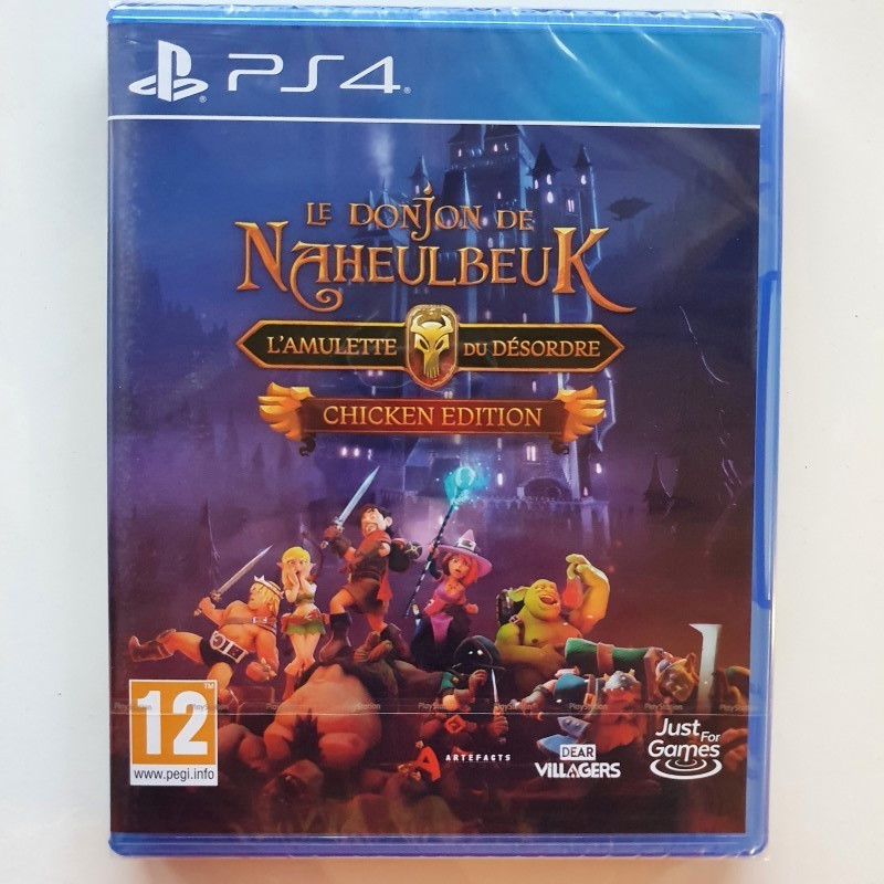Le Donjon De Naheulbeuk L Amulette Du Désordre Chicken Edition PS4 FR VER.NEW Just For Games RPG Sony Playstation 4