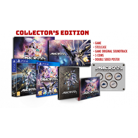 MACROSS Shooting Insight Collector's Edition PS4 Red Art Games New [Robotech/Shmup/Shoot'em Up]