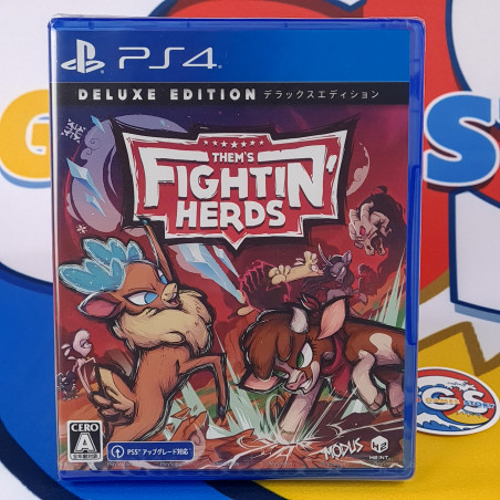Them's Fightin' Herds [Deluxe Edition] PS4 Japan New (Multi-Language/Fighting)