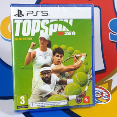 TOPSPIN 2K25 Deluxe Edition PS5 Euro Game In EN-FR-DE-ES-IT NEUF/NEW Sealed