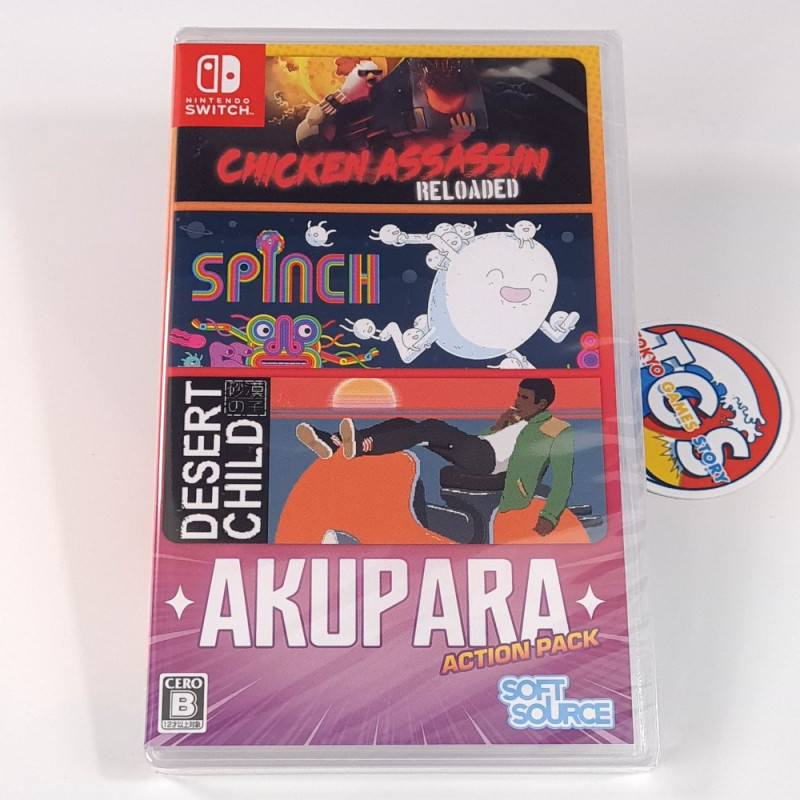Akupara Action Pack Nintendo Switch Japan (Multi-Language/Action) New