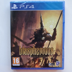 Blasphemous Deluxe Edition PS4 FR Ver.NEW TEAM 17 Aventure, RPG, Action, Plateformes 5056208809780 Sony Playstation 4