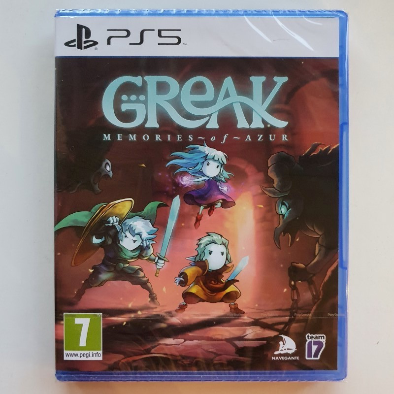 Greak: Memories Of Azur PS5 FR Ver.NEW TEAM 17 Aventure, Action, Plateformes, Casse-Tete 5056208811608 Sony Playstation 5