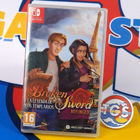 Broken Sword - La Leyenda De Los Templarios Reforged Switch EU Red Art Games [ES] New