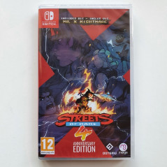 Streets Of Rage 4 Anniversary Edition SWITCH FR Ver.NEW Merge Games BEAT THEM ALL 5060264379989 Bare Knuckle Nintendo