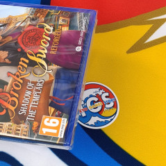 Broken Sword - Shadow of the Templars Reforged PS4 EU Red Art Games [EN Ver.] New
