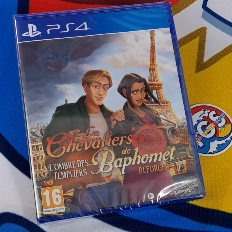 Les Chevaliers de Baphomet - L'Ombre des Templiers : Reforged PS4 Red Art Games FR New Les Chevaliers de Baphomet - L'Ombre des Templiers : Reforged PS4 Red Art Games FR New