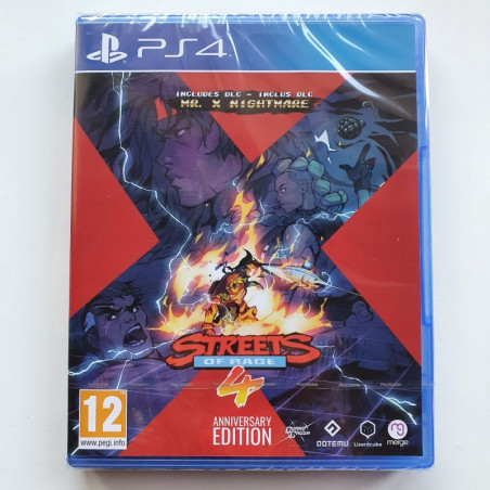 Streets Of Rage 4 Anniversary Edition PS4 FR Ver.NEW Merge Games BEAT THEM ALL 5060264379972 Bare Knuckle Sony Playstation 4